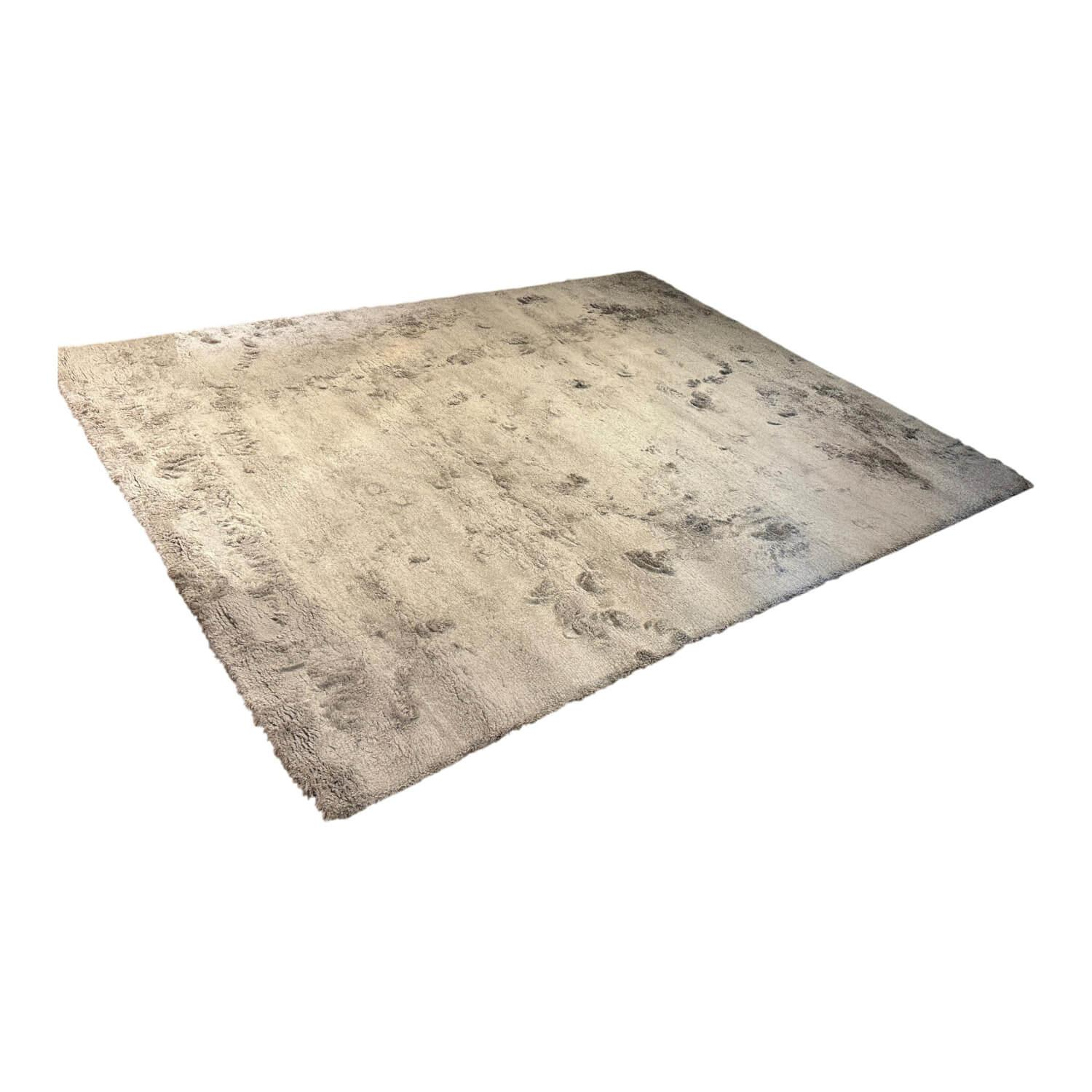 Ferreira de Sá - Teppich 320x240 Gradient Odyssey Botanical Silk Grau Handgetuftet - 1