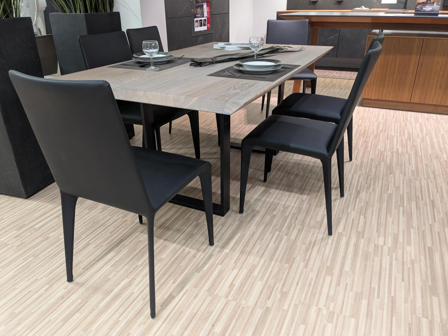 Bonaldo - 6er-Set Stuhl Filly Up Kunstleder Schwarz - 2