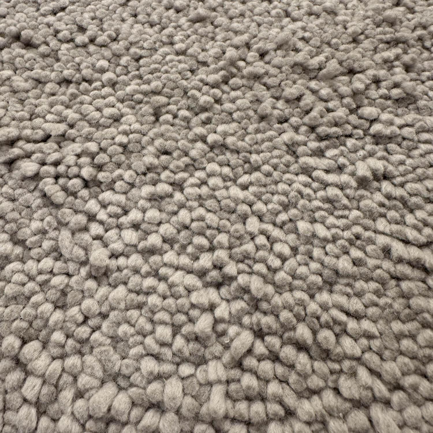 Teppich Dew Schurwolle Handgetuftet Ecru Grau