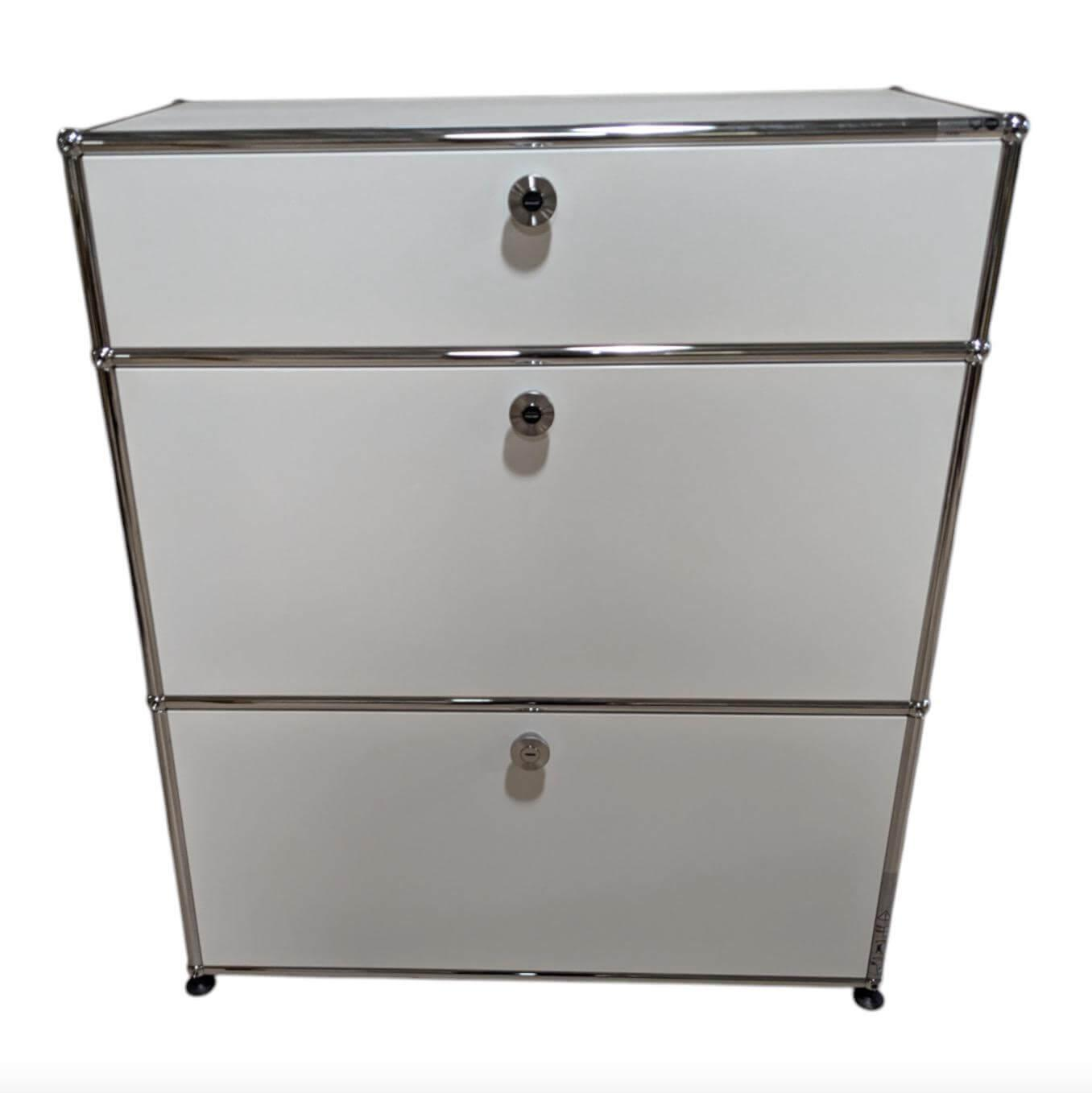 USM Haller - Highboard Container M25-N.24 Metall Lack Reinweiß - 1