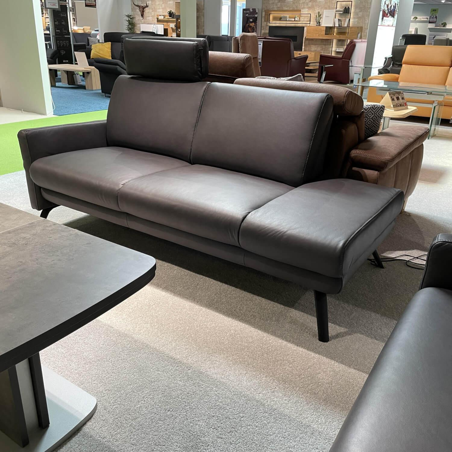 Steinpol - Element group Ortho Sedis 2.0 Anthracite Leather Longlife Evita Anthracite Metal base Black - 4