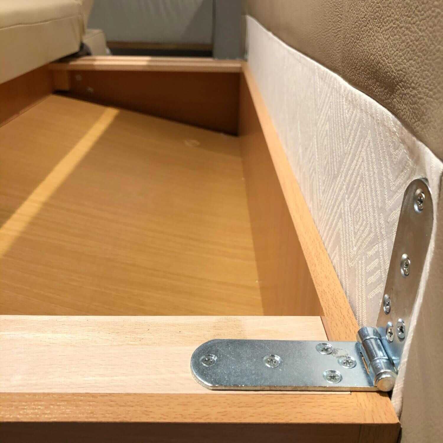 Restyl - Querschläfer Mia Leder 10-1055 Creme mit Verstellfunktion - 4