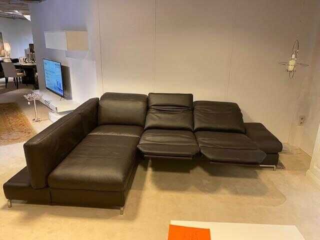 himolla - Ecksofa 1510 Leder Longlife Caffee 2 Sitze elektrisch verstellbar - 11