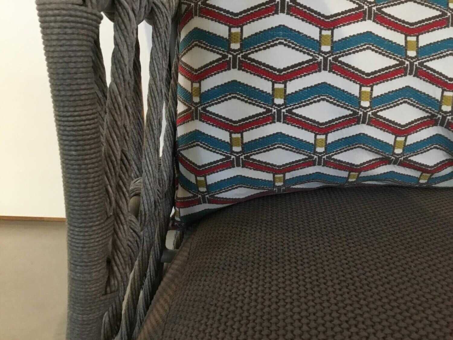 B&B Italia - Sessel Fat Outdoor Lusso 251 / 207 Beige mit Pouf Outdoor - 4