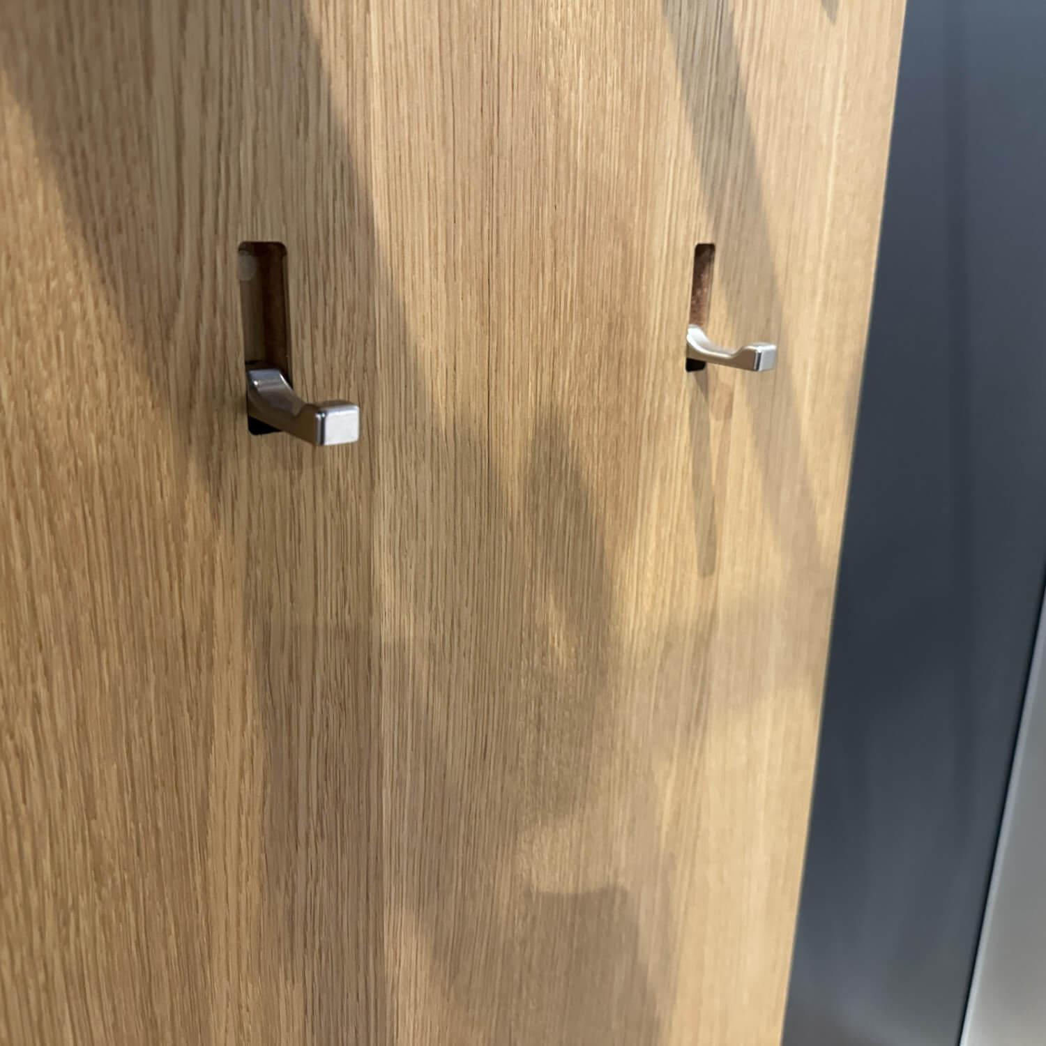 Team 7 - Garderobe Eiche Naturöl Und Glas Pearl Weiß Inklusive 4 Schuhfächer Aus Holz - 6