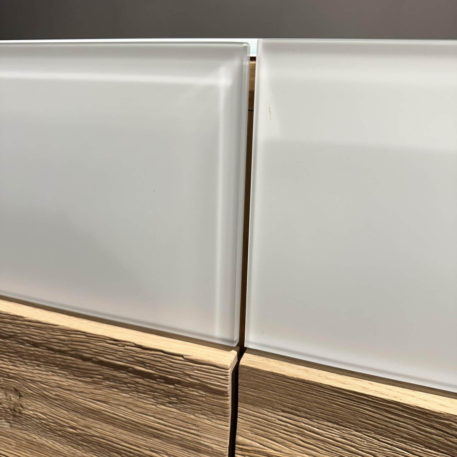 Voglauer - Sideboard NS19U O PO Vmontanara Wildeiche Geölt Und Colorglas Optiwhite Weiß - 8