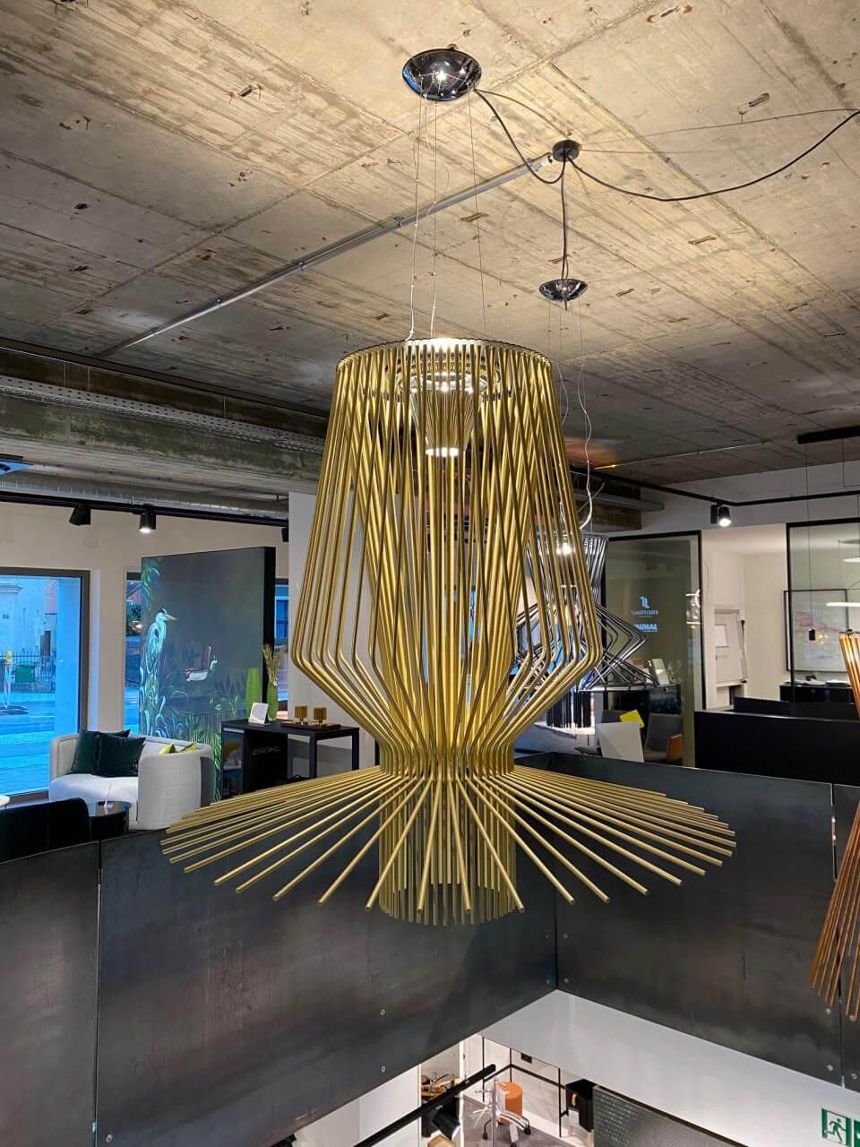 Foscarini - Hängeleuchte Allegro Assai Aluminium Gold Lackiert - 2