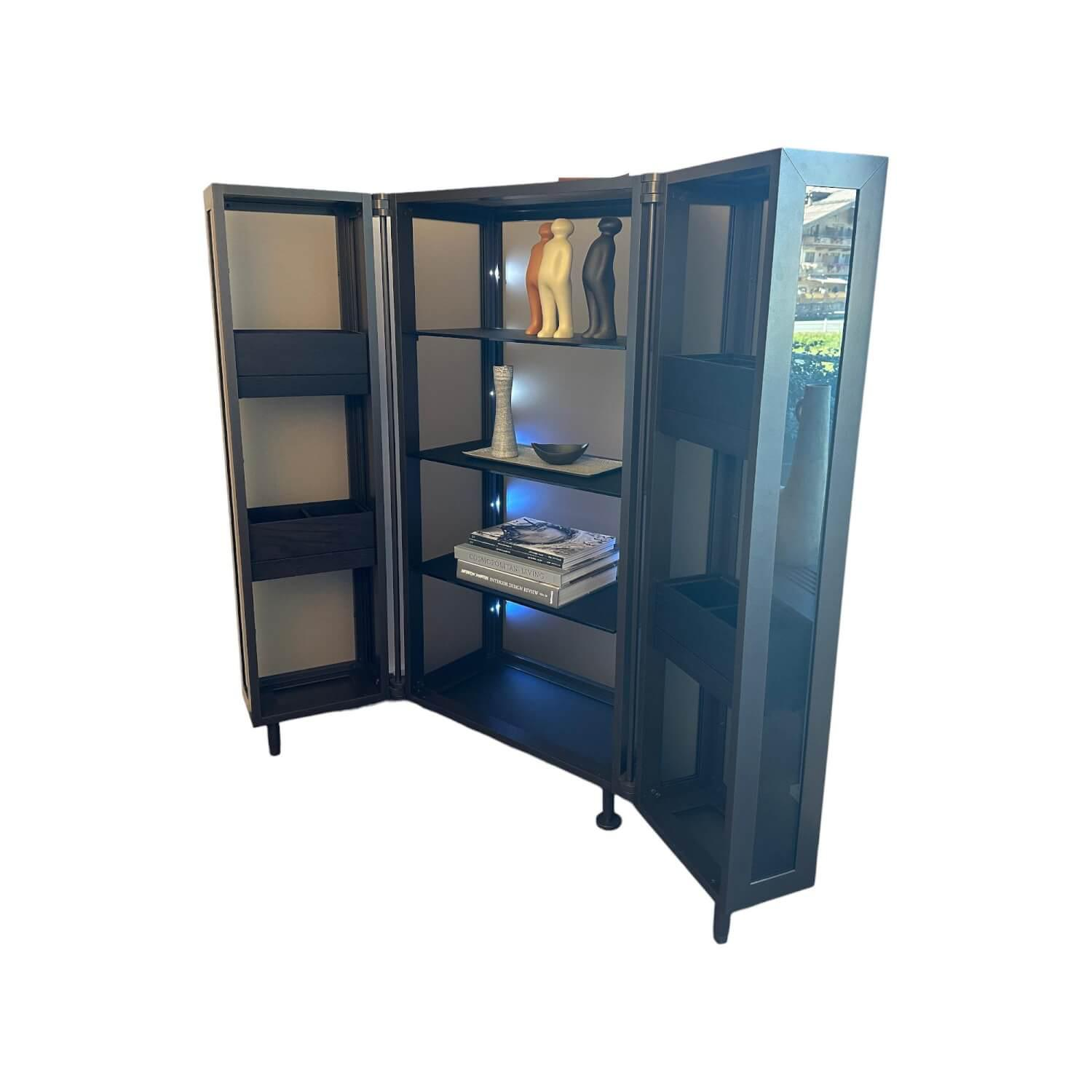 Culti Shakkai - Badezimmerschrank Cube Grau Und Schwarztöne - 1