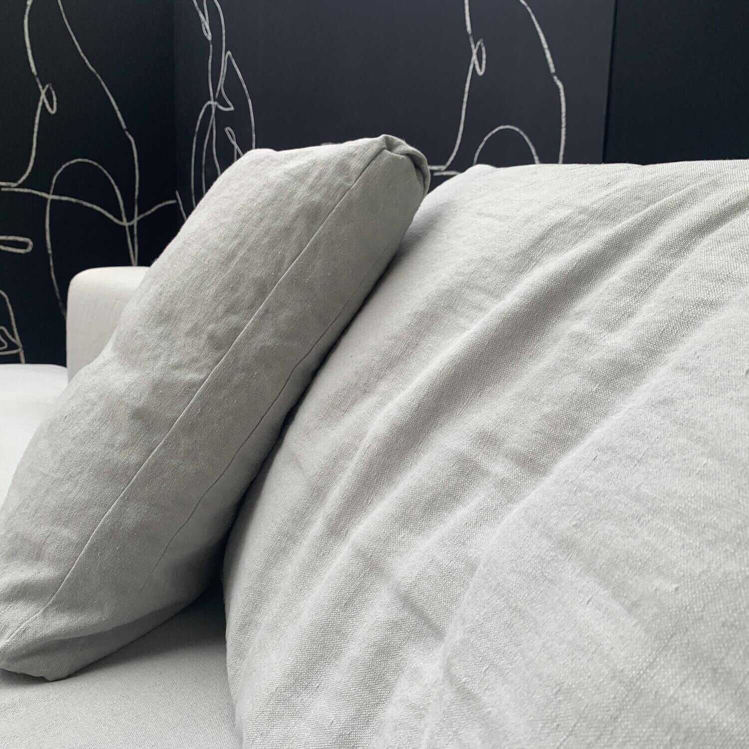 Walter Knoll - Sofa Jaan Living Stoff Lino 7707 Shadow Füße Matt Bronze Pulverbeschichtet - 4
