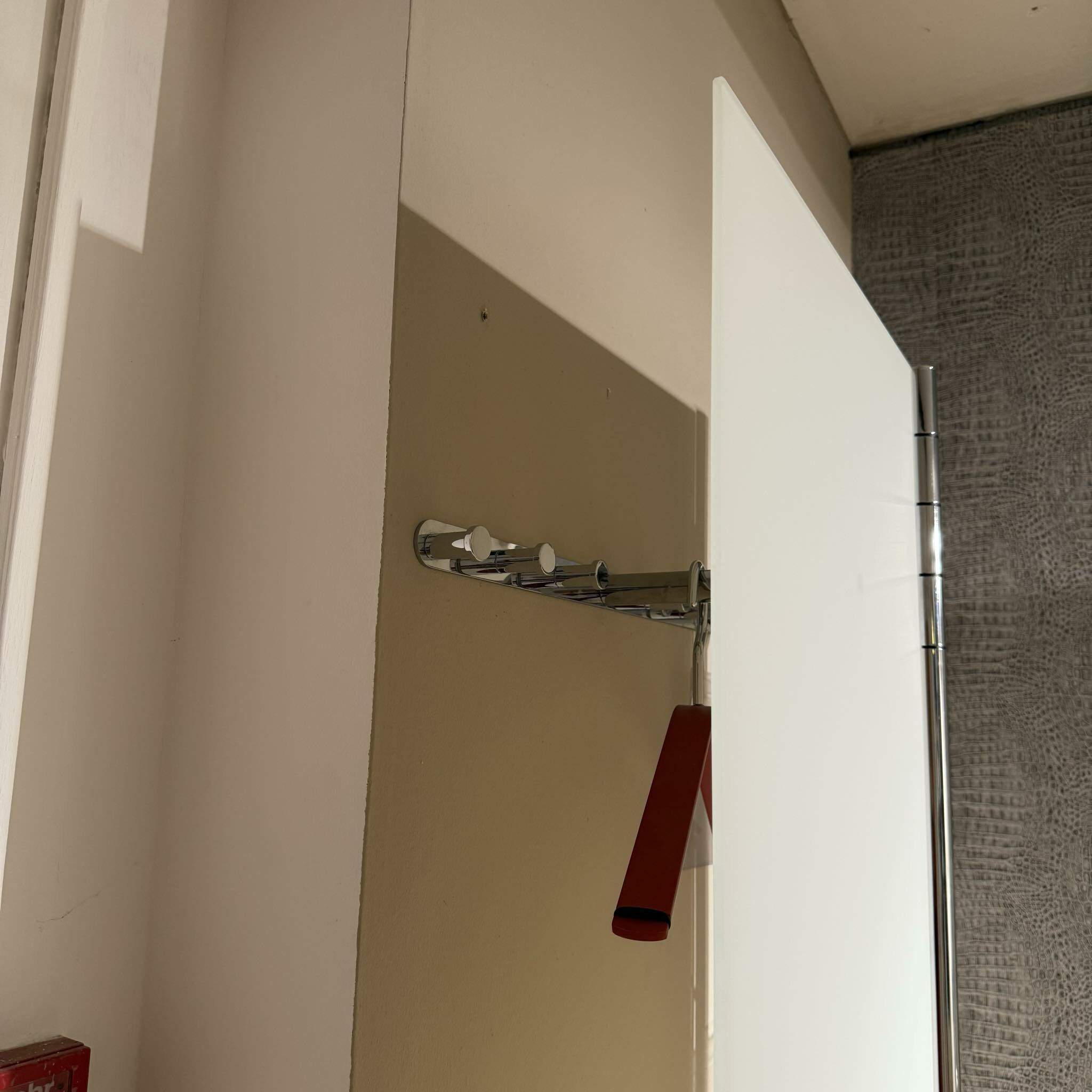 Rosconi - Garderobe Alba Chrom Glänzend Und Glas Ultra White Weiß Satinato - 3