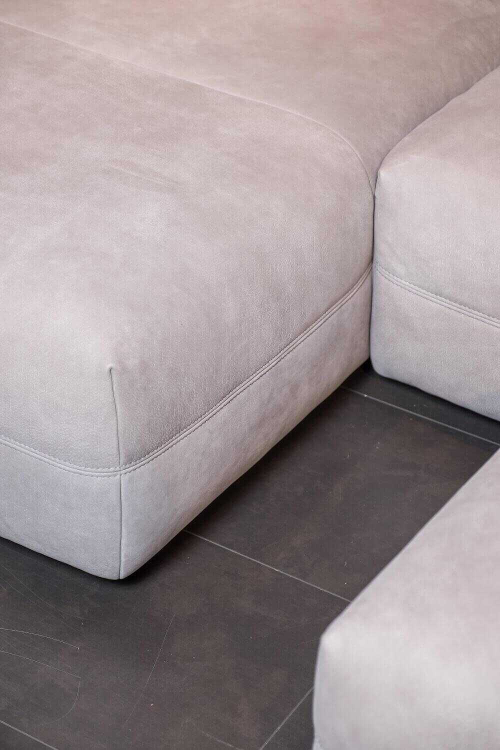 Koinor - Ecksofa Avivo Leder Grau Relaxfunktion - 6