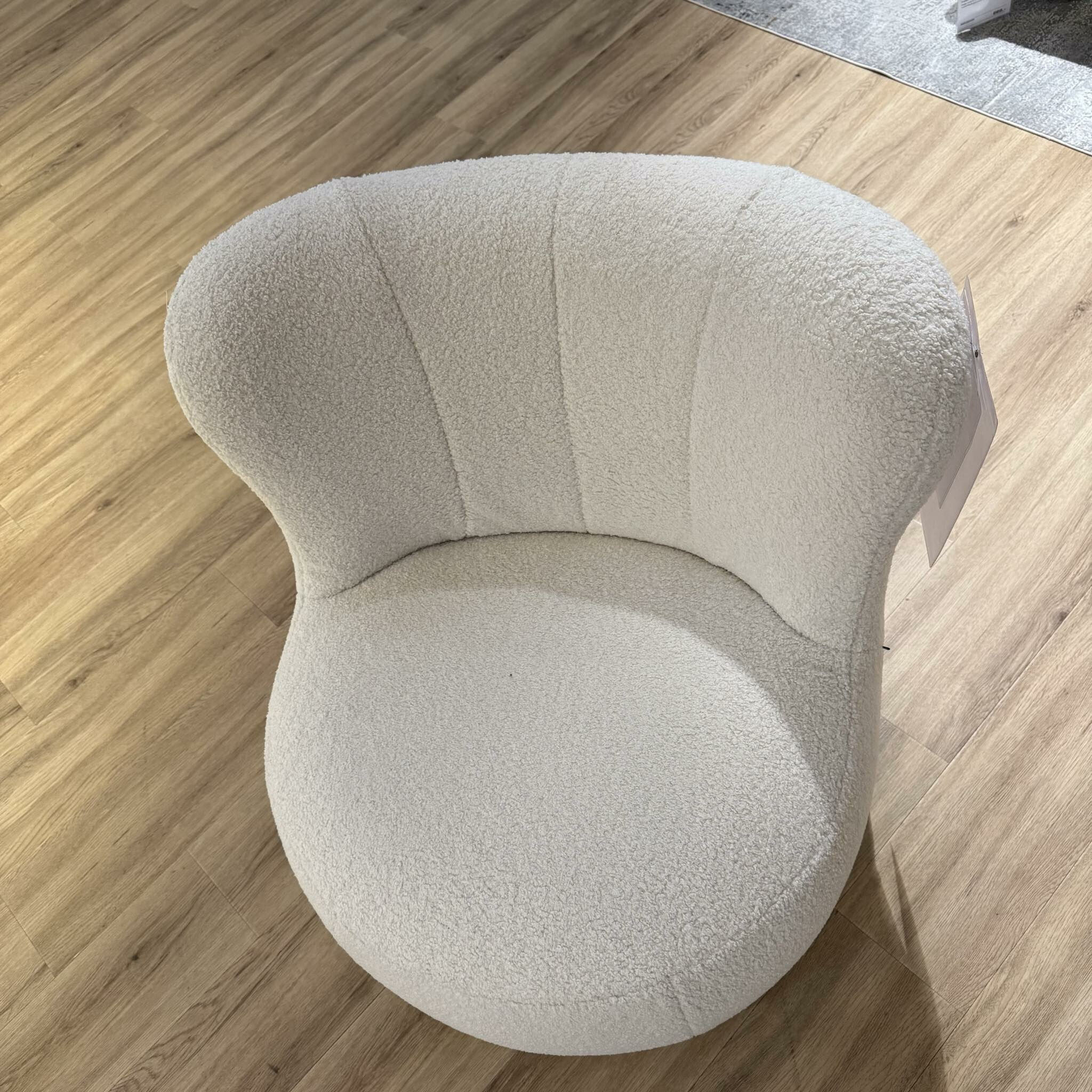 Rolf Benz - Sessel 173 Teddystoff 6530 Cremeweiß Creme Weiß Inklusive Kunststoffgleiter - 4