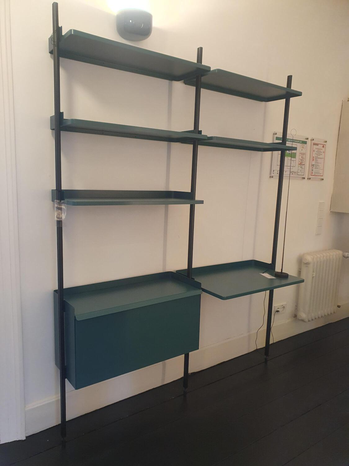 Hay - Regal Pier System 12 2 Columns Stahl Blue Blau Pulverbeschichtet - 2