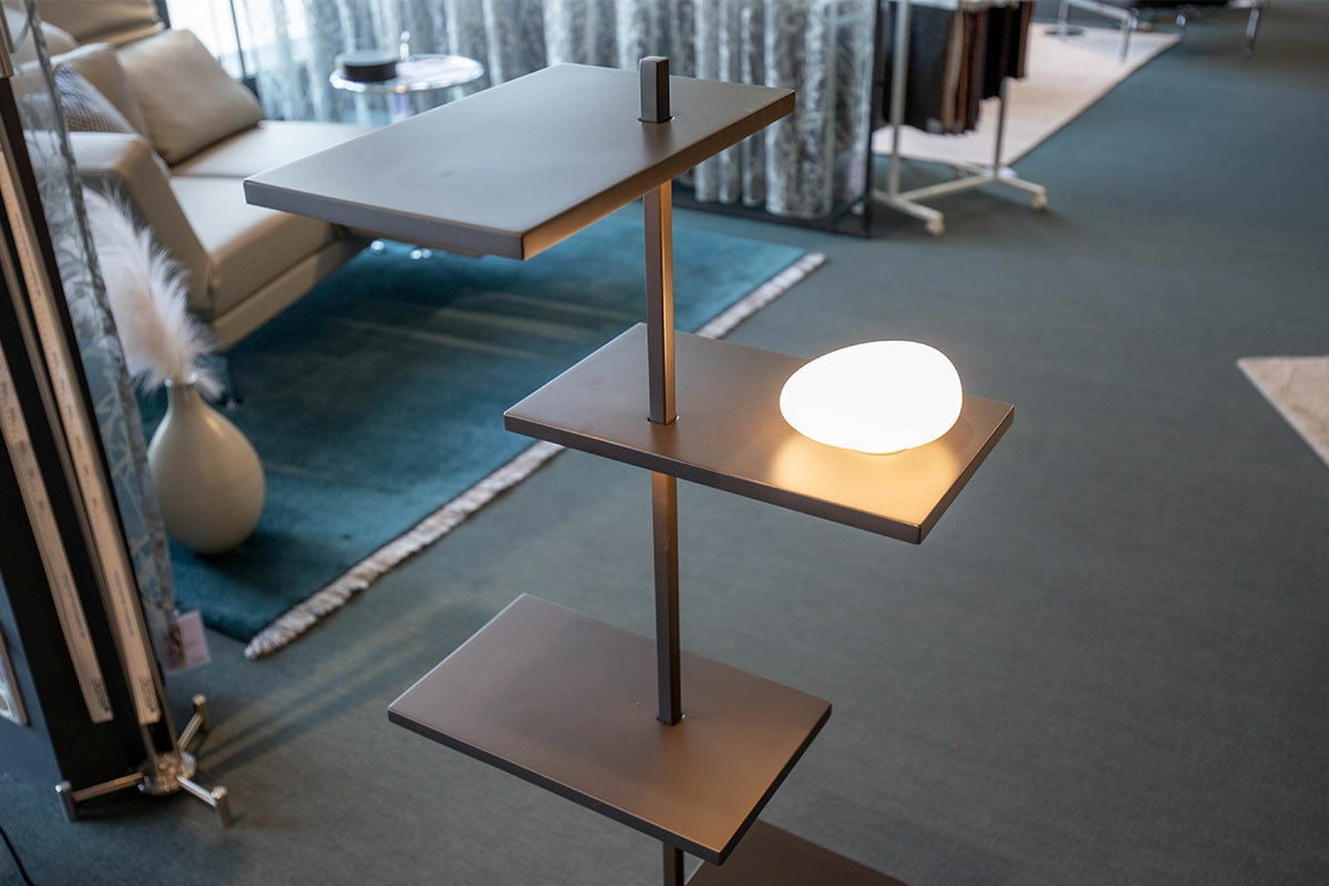 Vibia - Stehleuchte Suite Aluminium Und Stahl Dunkelbraun Leuchtkugel Opalglas - 10