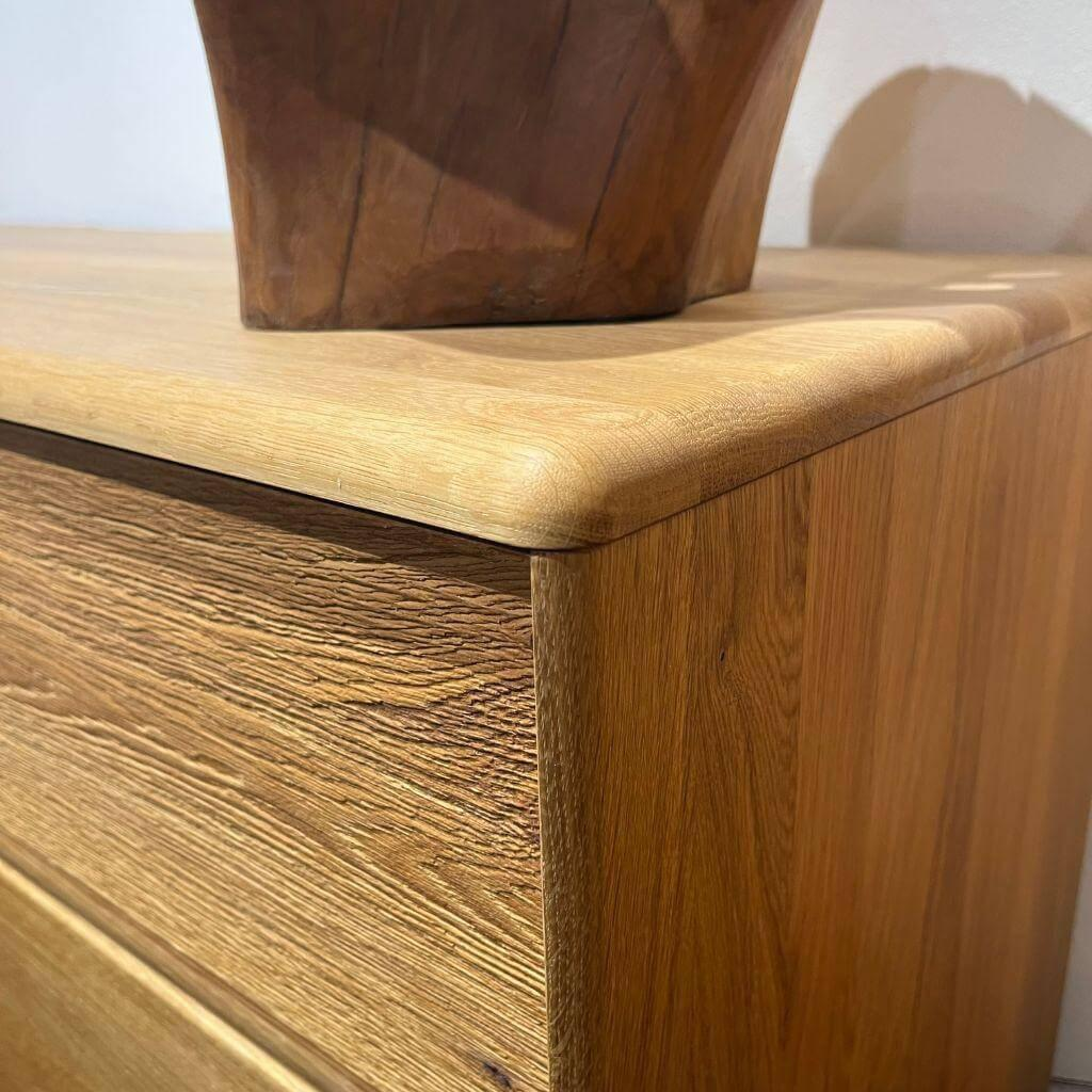 Natura - Mediaboard Hillsboro Wildeiche Massiv Geölt Mit Türen Und Schubladen - 2