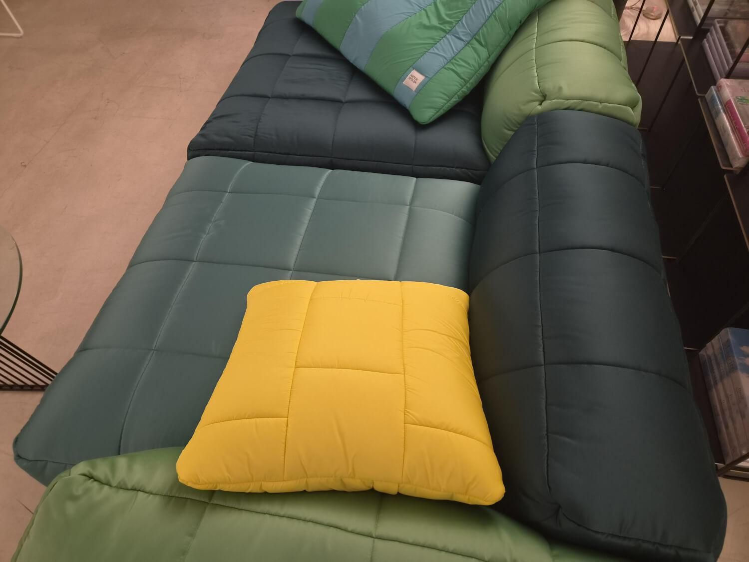 Eigene Herstellung - MARKE VETSAK ANLEGEN / Sofa Aspesi Stoff Aspesi Moss Grün Inkl. Kissen - 4