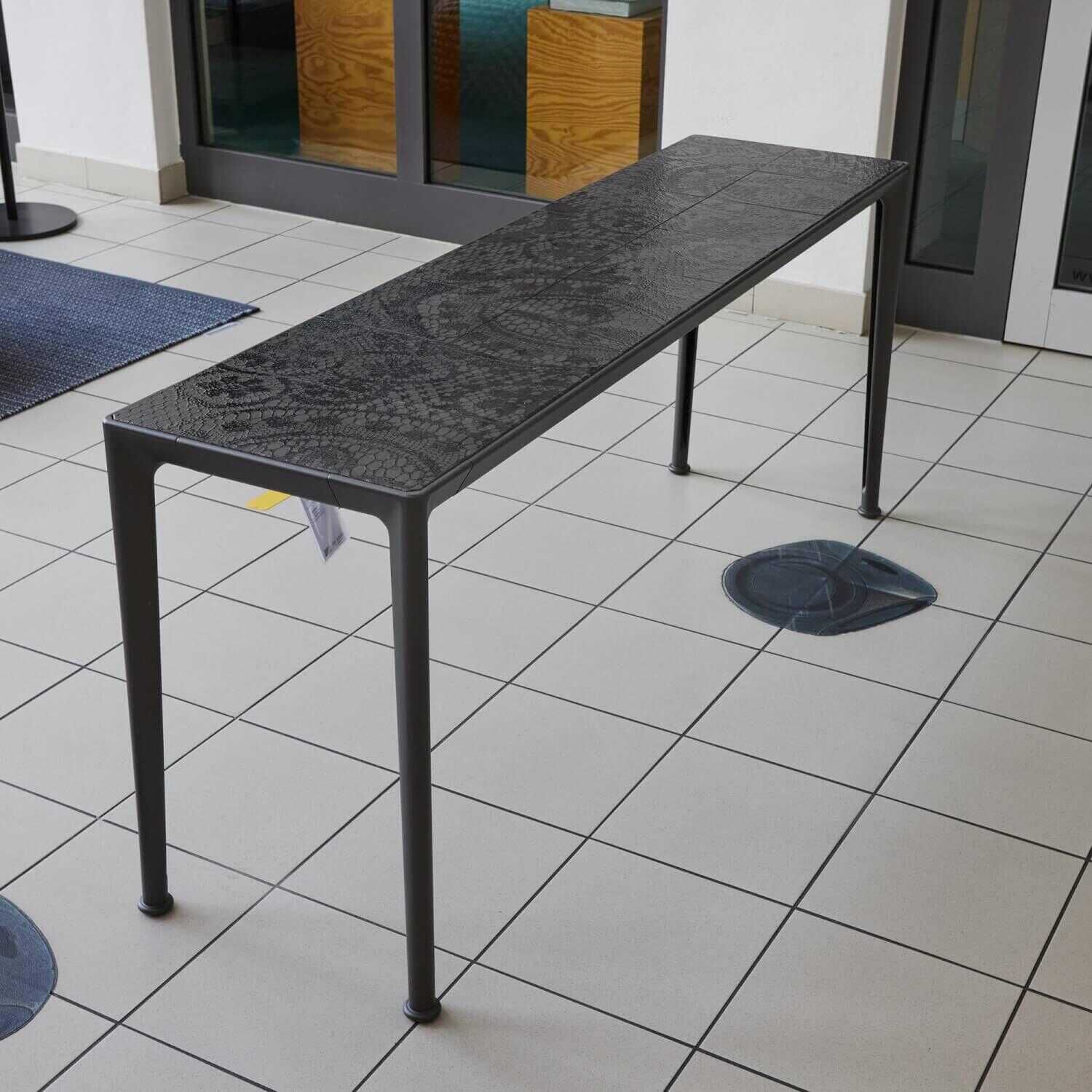 B&B Italia - Outdoor Konsole Mirto Platte Anthrazit Dekor Gestell Anthrazit Lackiert - 1