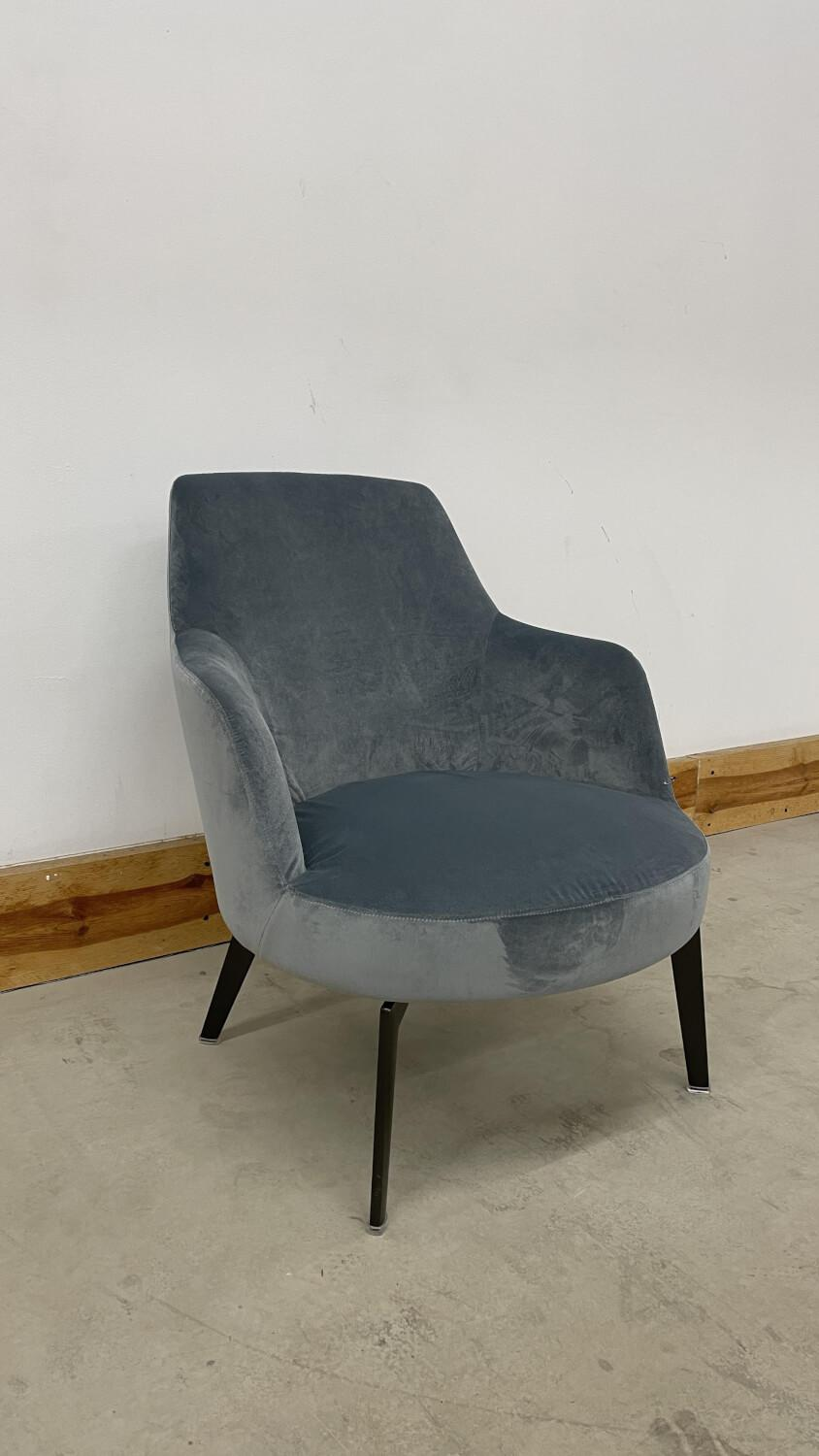 Flexform - Sessel Hera Bezug Eldorado 1569k Gestell Metall Brüniert - 1