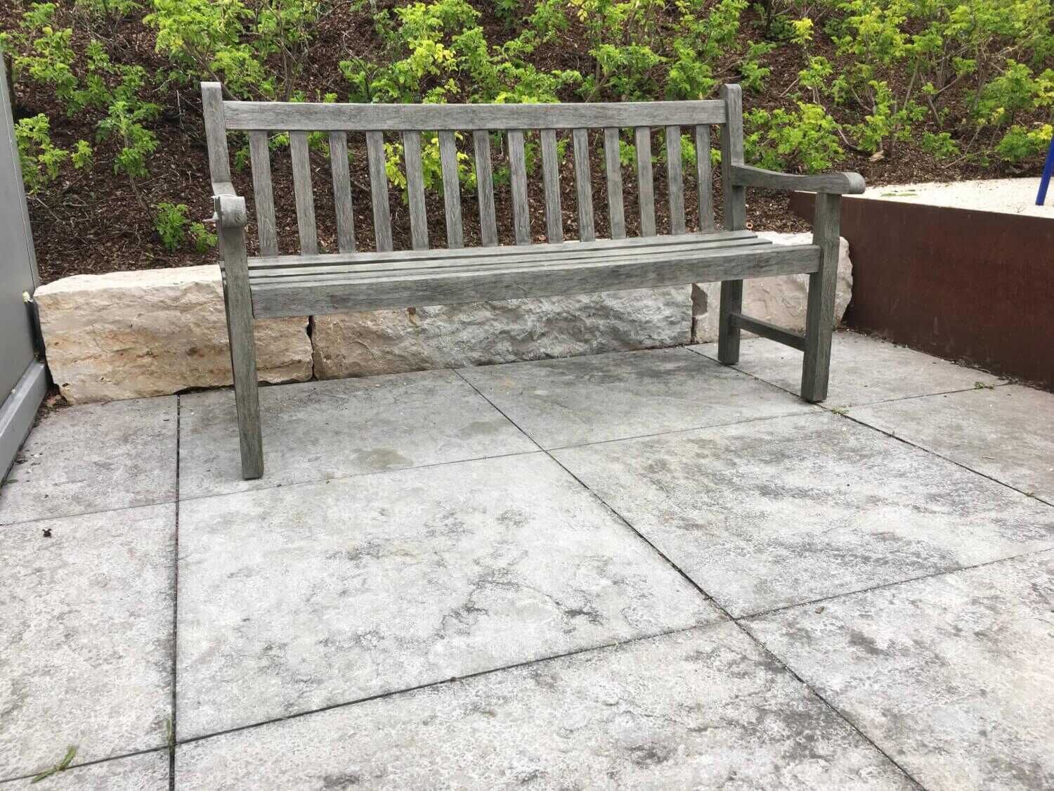 Stern - Bank Cornwell Teak Patina Grau - 5