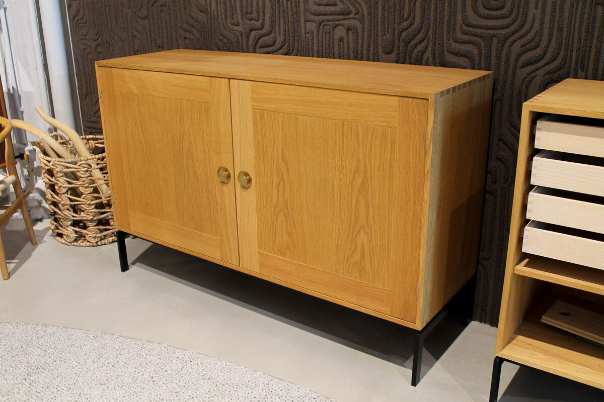 Carl Hansen & Søn - Sideboard FK63 Eiche GEölt Gestell Schwarz Lackiert - 5