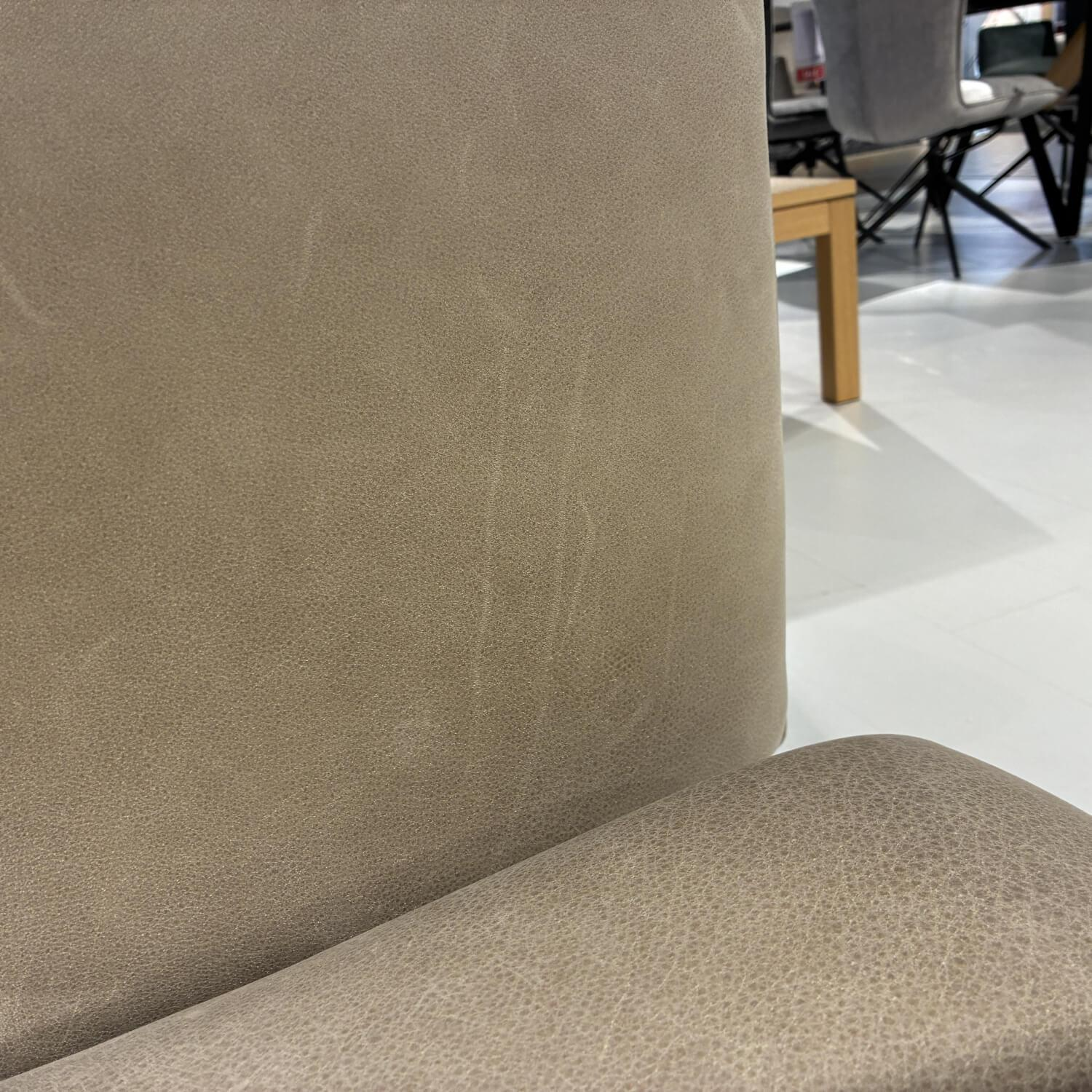 Koinor - Sofa Experio Leder A India Jade Beige Plateau Echtholzfurnier Balkeneiche Mit Funktion Inklusive Nierenkissen - 6
