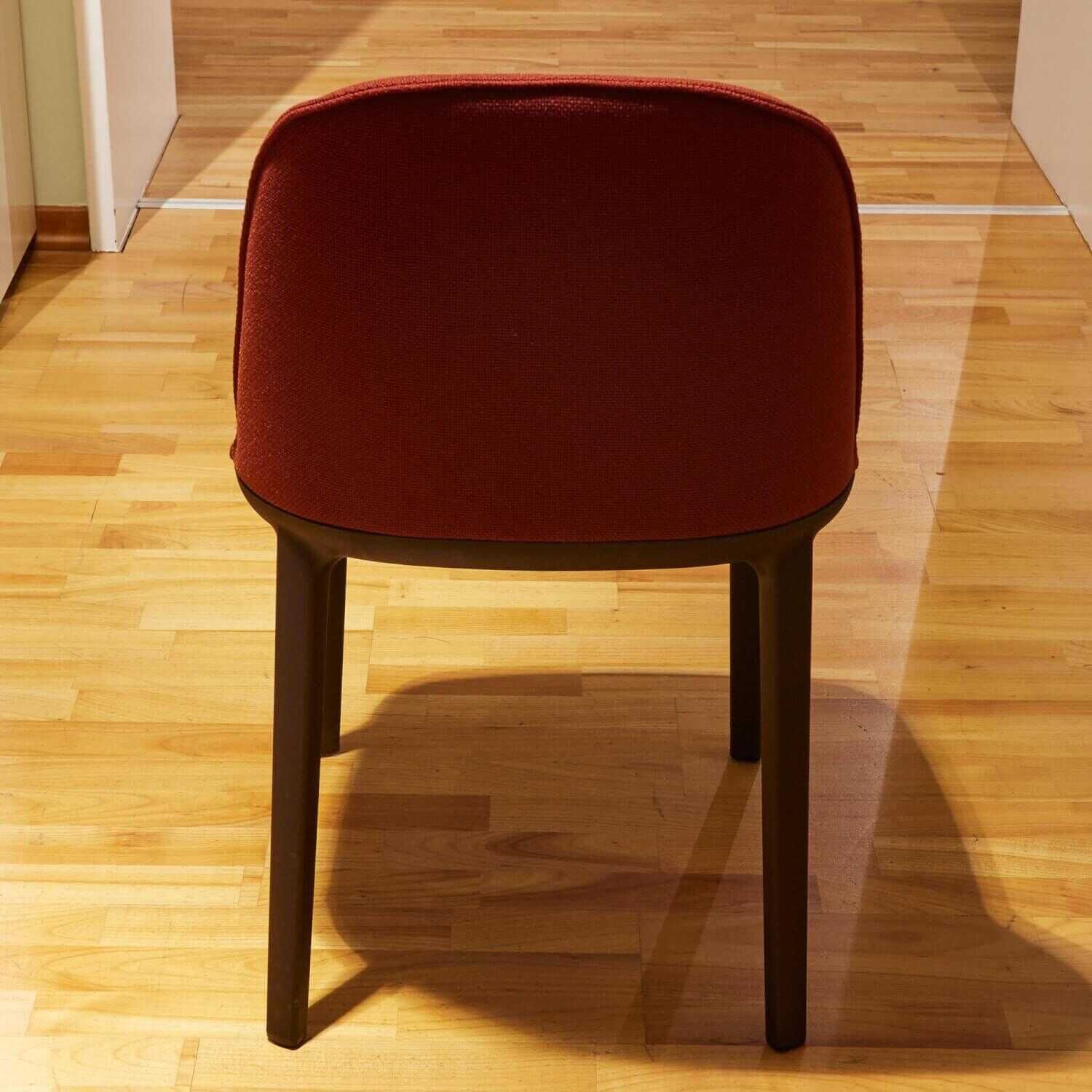 6er-Set Stuhl Softshell Chair Stoff Laser 0120 Dunkelrot 06 Gestellfarbe Ex