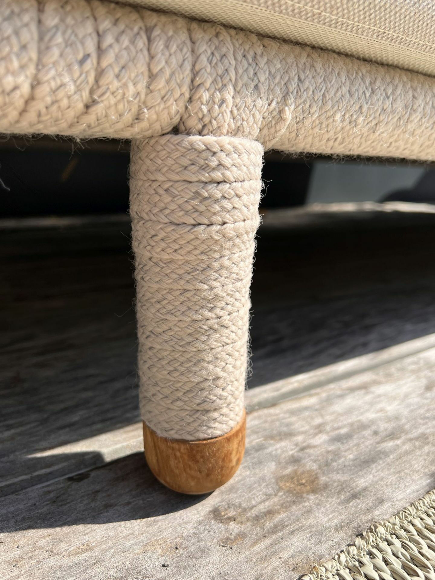 Cane Line - Sofa Moments Stoff Cane Line AirTouch Sand Beige Rahmen Cane Line Rope Sand Beige - 2