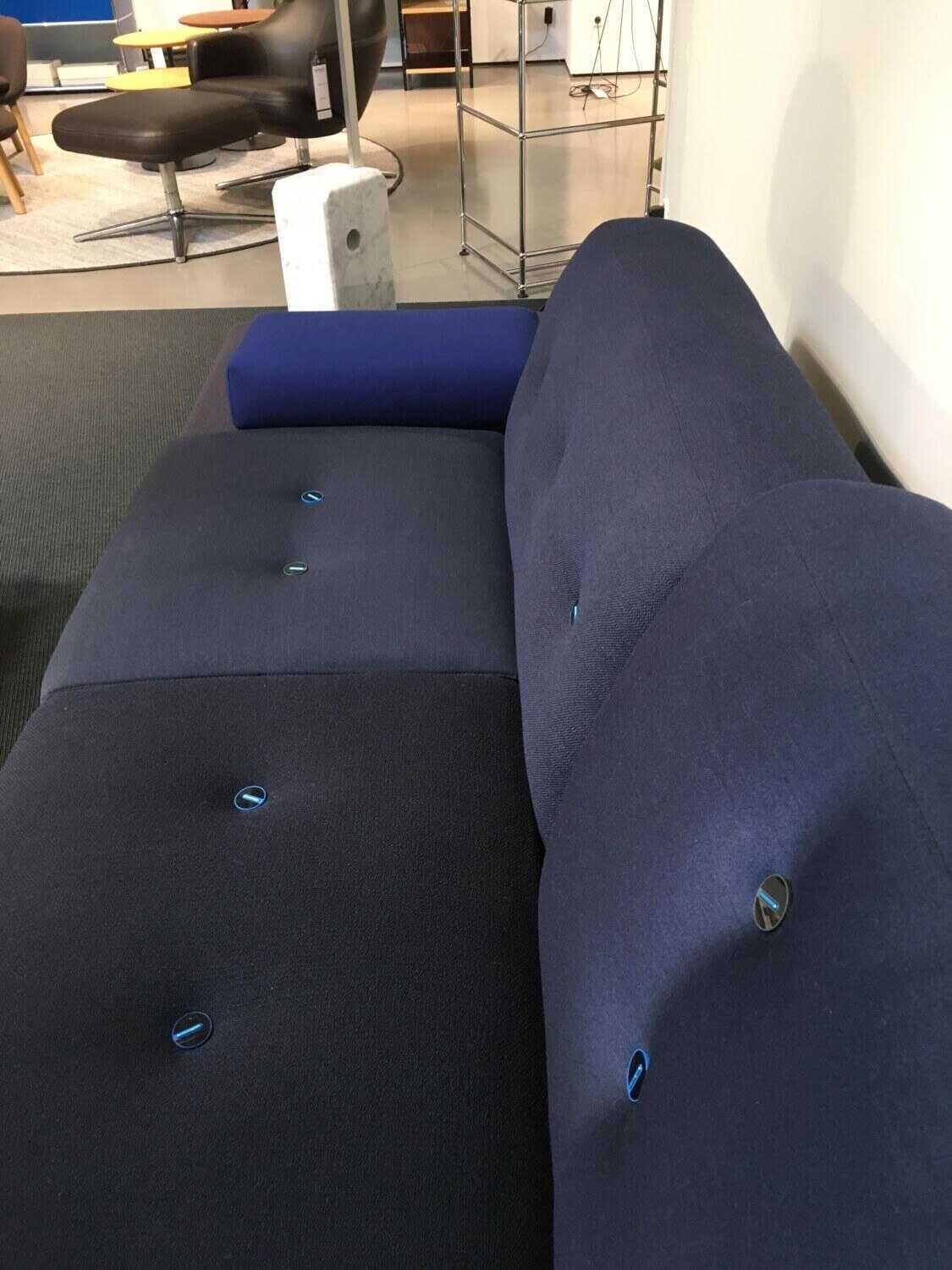 Vitra - Sofa Polder Stoffmix Night Blue - 7