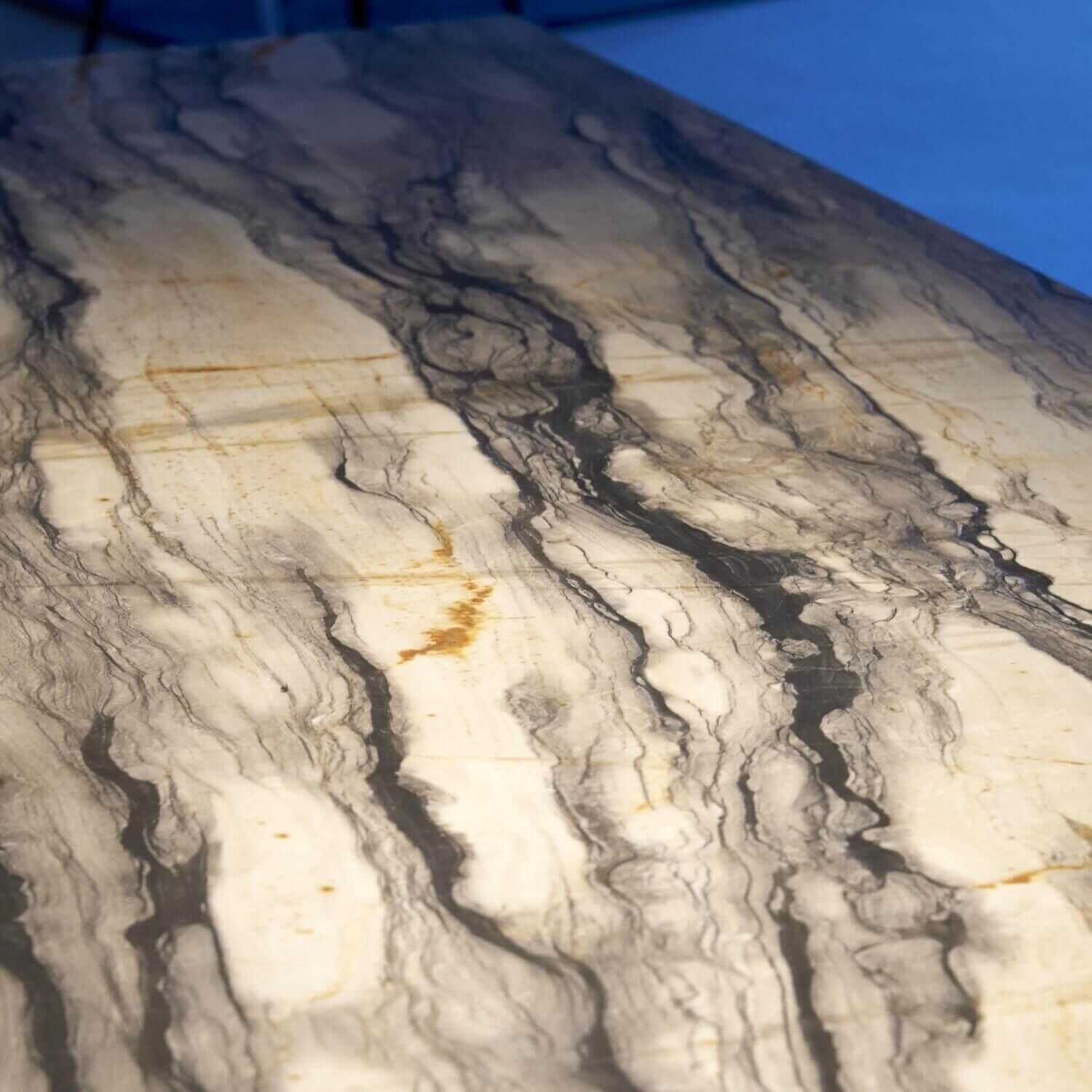 Esstisch Atlas Platte Stein Squoia Brown Anticato