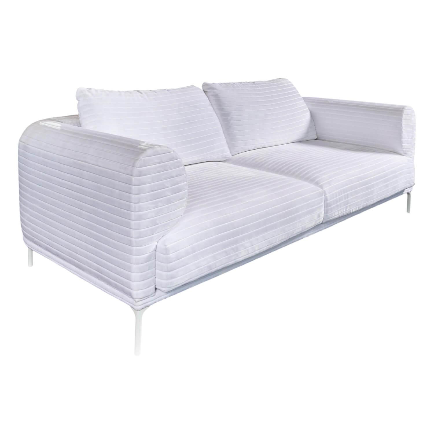 IP Design - Sofa Loop 2/75 Stoff Glory IP1791-171 Weiß Gestell Weiß - 1