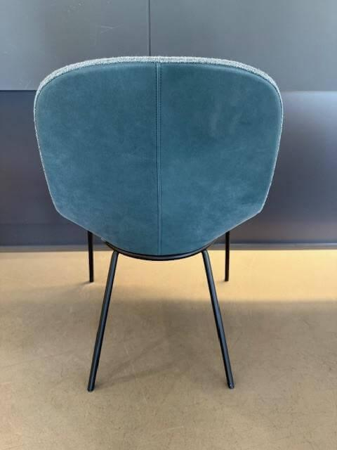 Walter Knoll - Set van 6 stoelen Sheru stof Gaia 7886 Vintage 1435 Blue Tourmaline - 2