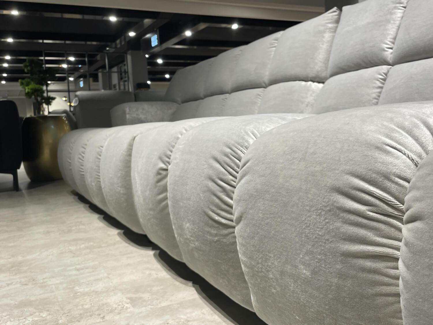 Bretz - Sofa Ocean 7 Stoff Moon Dust 659680 Grau 297 Breit - 3