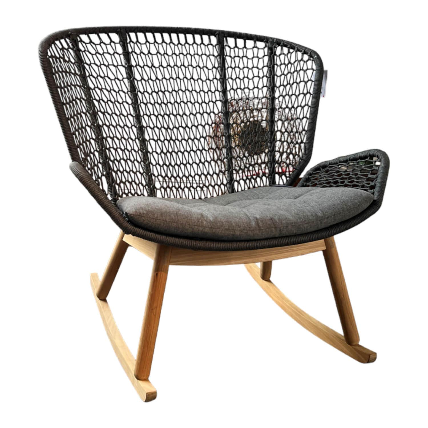 Fischer Möbel - Schaukelsessel Wing Light Relax Outdoor Stoff 290-63 Granite Grau - 1