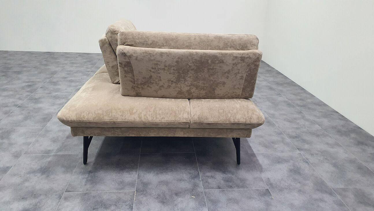 himolla - Sofa 1928 Stoff Nuvano Fels Beige Füße Metall Anthrazit Inkl. Sitzenverstellung - 6