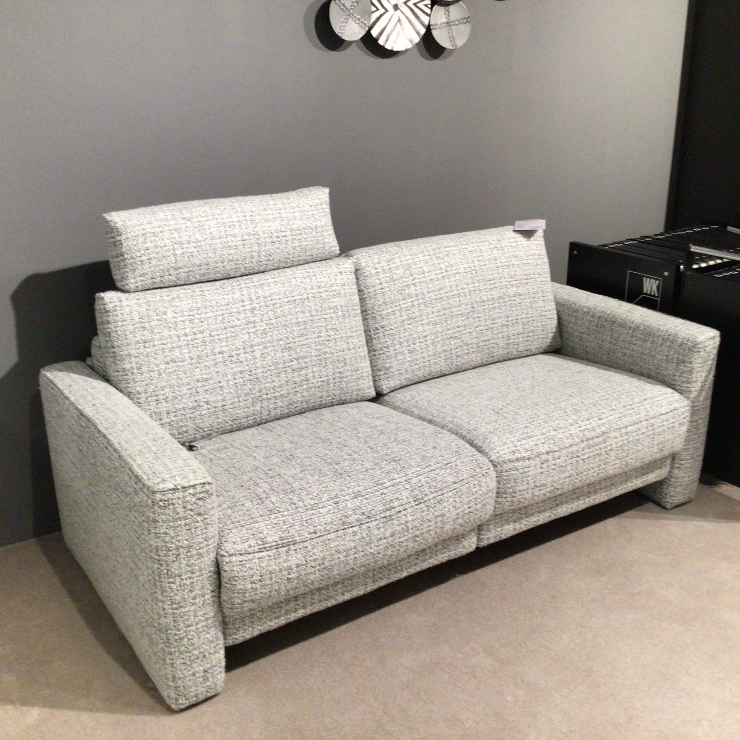 Sofa Variatione CC190 Stoff Textil WK-PG2 mit 2-motorischer Relaxfunktion
