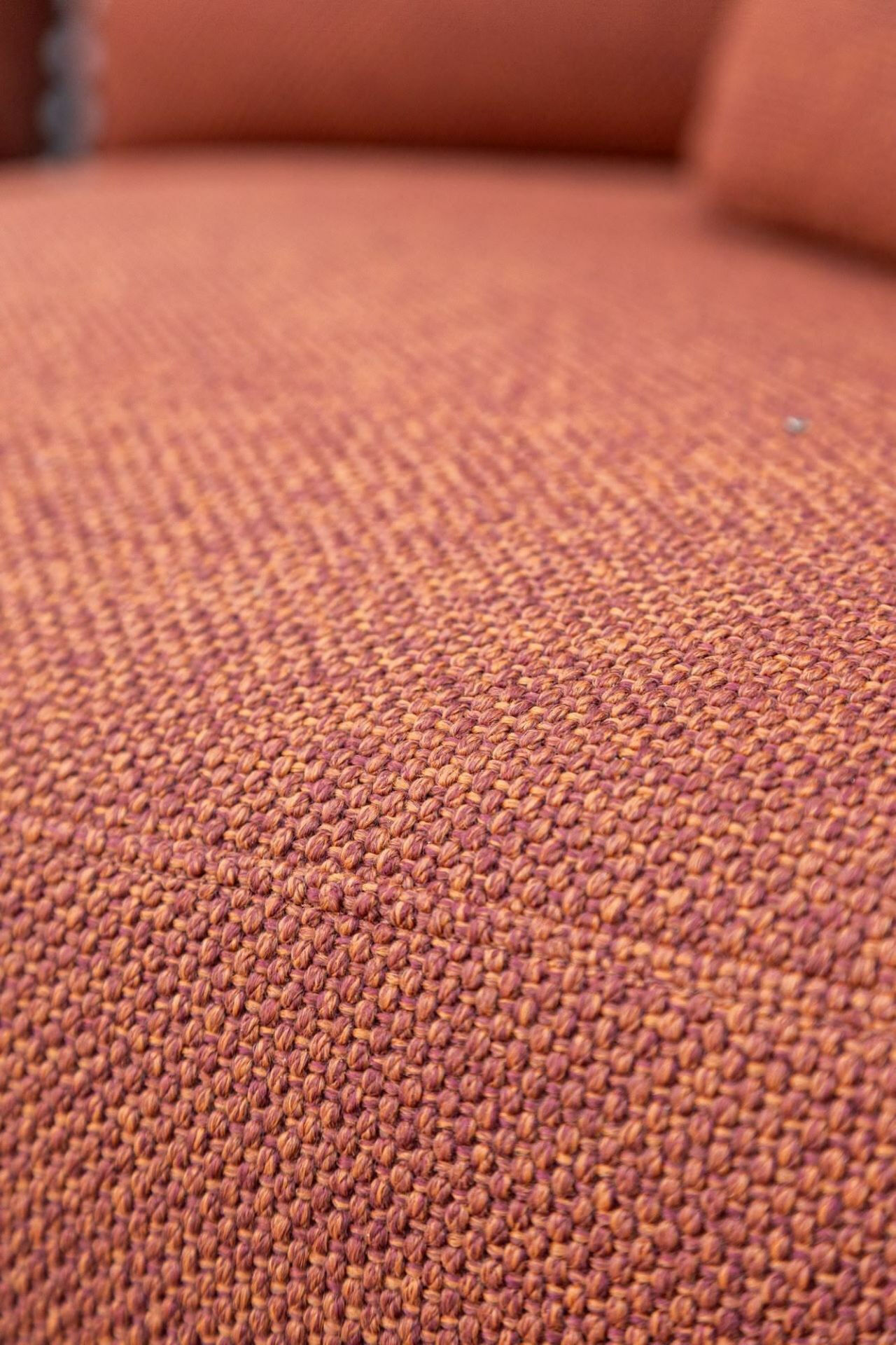 Knoll International - Sofa Lissoni Outdoor Stoff Oasys Rust Orang Rot Gestell Aluminium Epoxid Pulverbeschichtet Weiss - 4