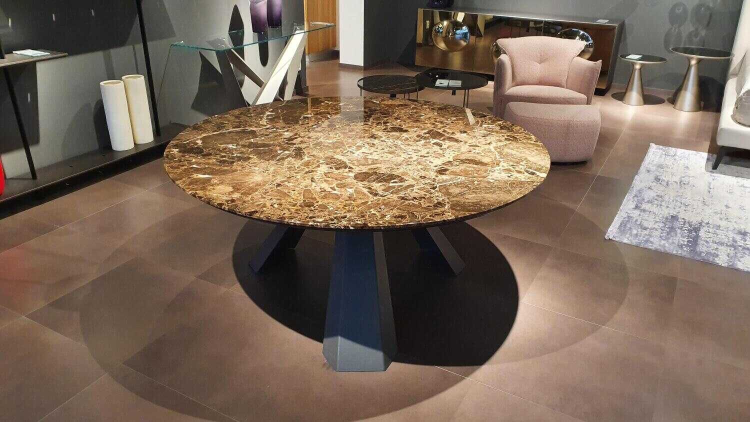 cattelan-italia-esstisch-eliot-round-marmor-emperador-gestell-anthrazit-pulverbeschichtet-bf28e146b444hmx8YYPLKpVUw Cattelan Italia - Esstisch Eliot Round Marmor Emperador Gestell Anthrazit Pulverbeschichtet - 2
