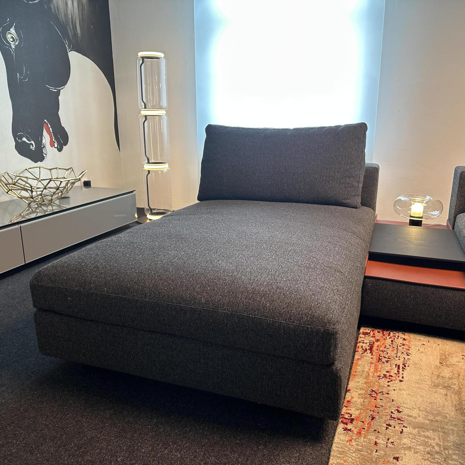 Walter Knoll - Ecksofa Living Landscape Stoff Kvadrat Savanna 0192 Schwarz Sockel Buche Schwarz Lackiert Mit Kunststoffgleitern - 9