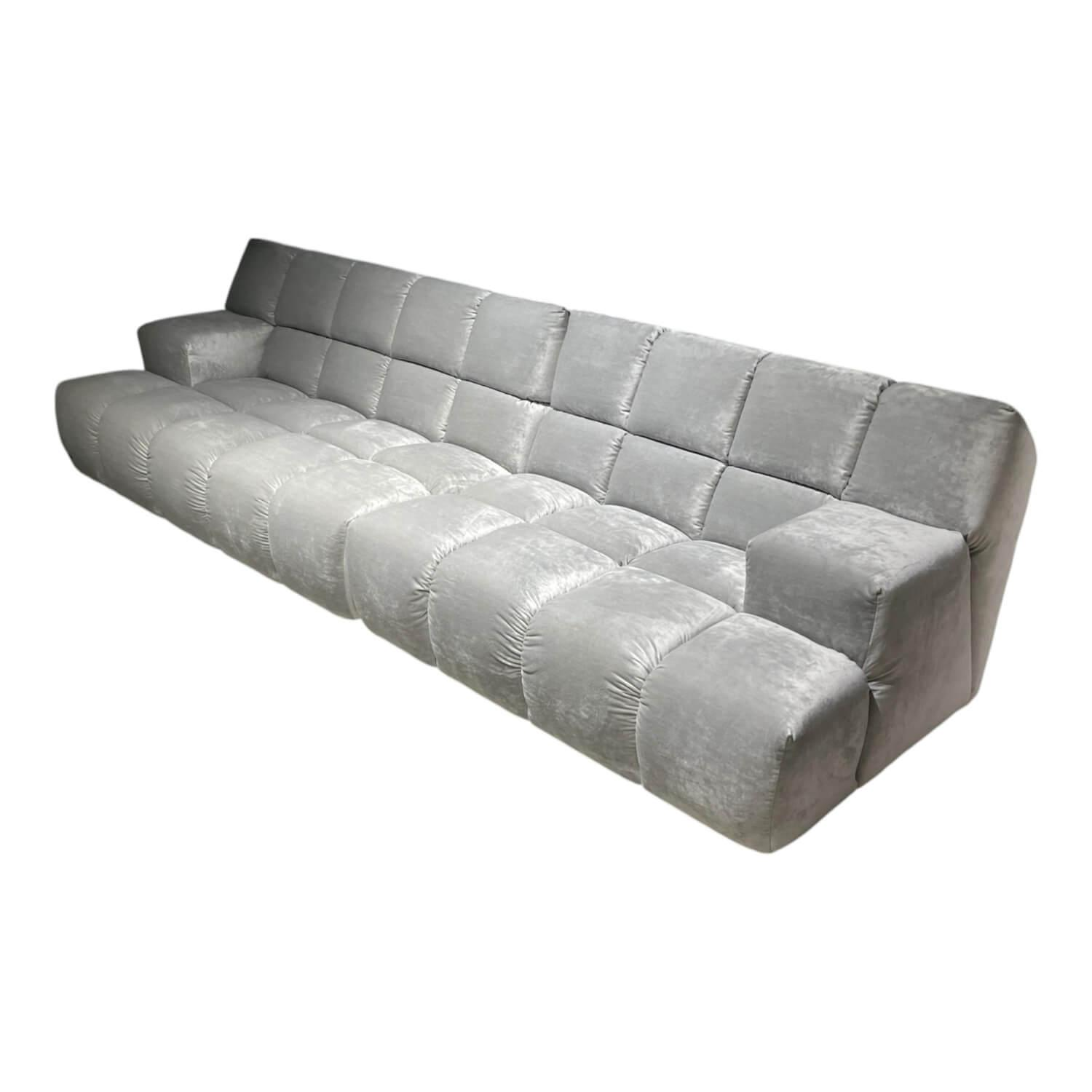 Bretz - Sofa Ocean 7 Stoff Moon Dust 659680 Grau 297 Breit - 1