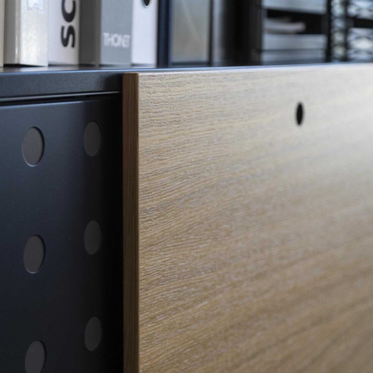 Büroset Etio Schreibtisch Rollcontainer Tisch Sideboard Schrank