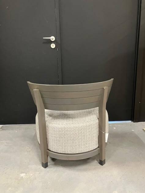 Flexform - Outdoor Sessel Thomas Stoff Gestell Holz Schwarz - 4