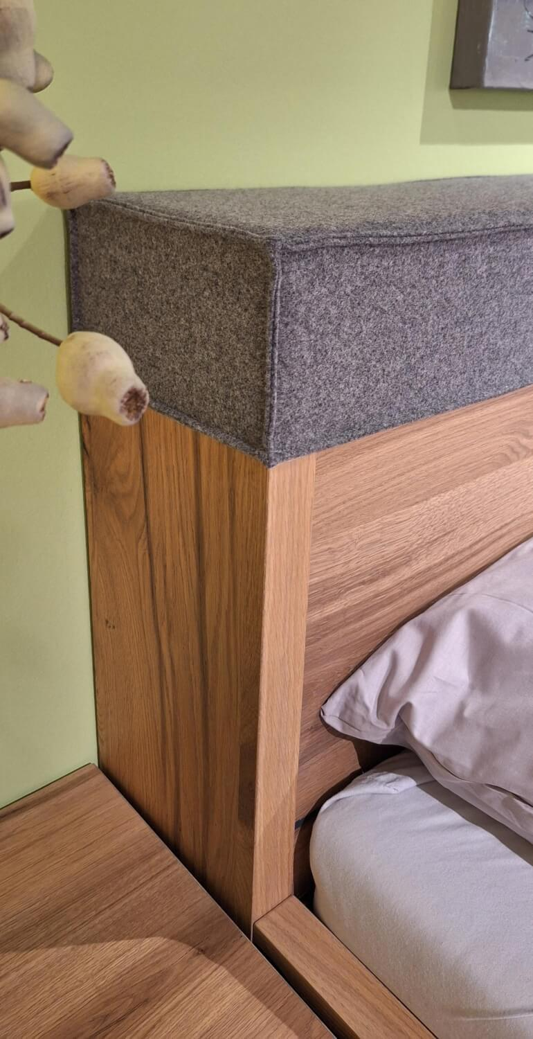 Voglauer - Schlafzimmer V Alpin Sleeping Eiche Altholz Glas Anthrazit Mit Beleuchtung - 15