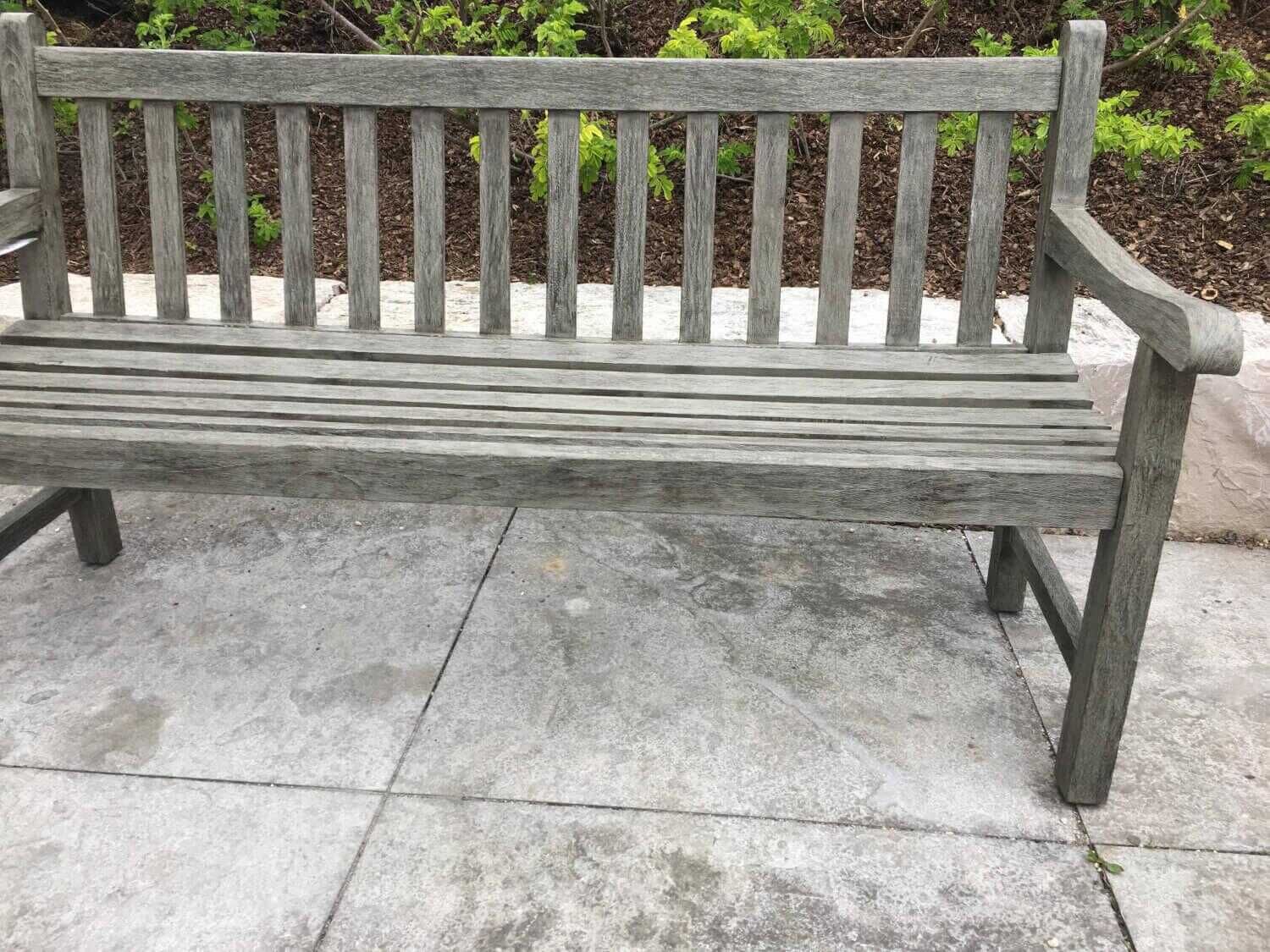 Stern - Bank Cornwell Teak Patina Grau - 6