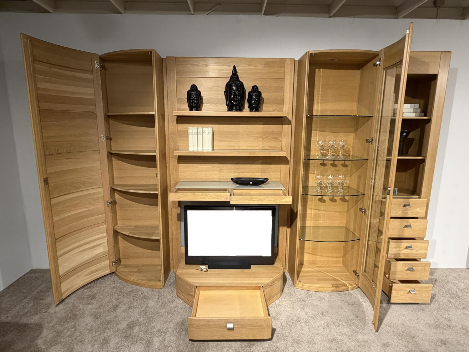 Hartmann - Wohnwand Axo Eiche Massiv Gewachst - 2