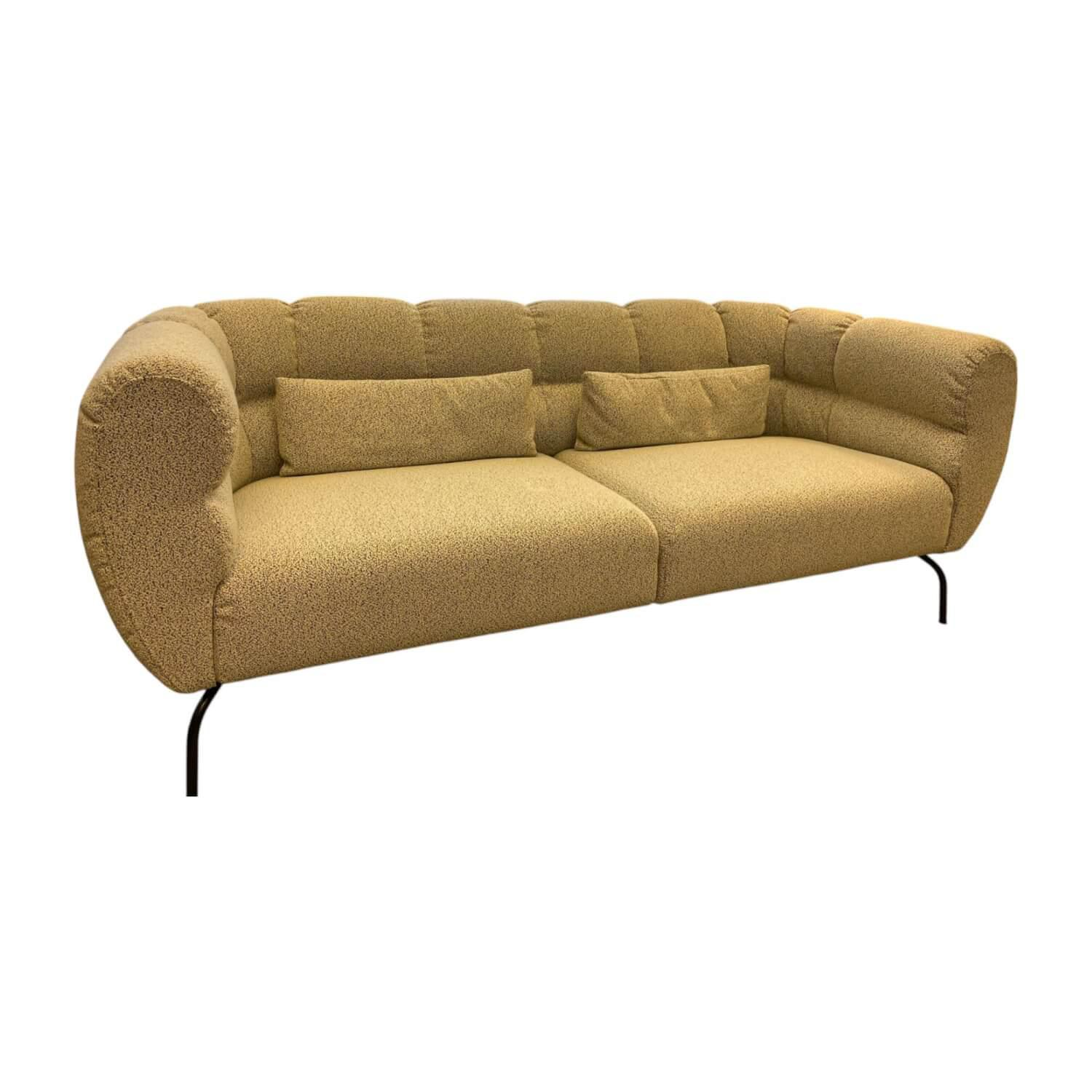 Brühl - Sofa Magnolia Stoff 5275 0041 Grau Gestell Metall Schwarz Pulverbeschichtet - 1