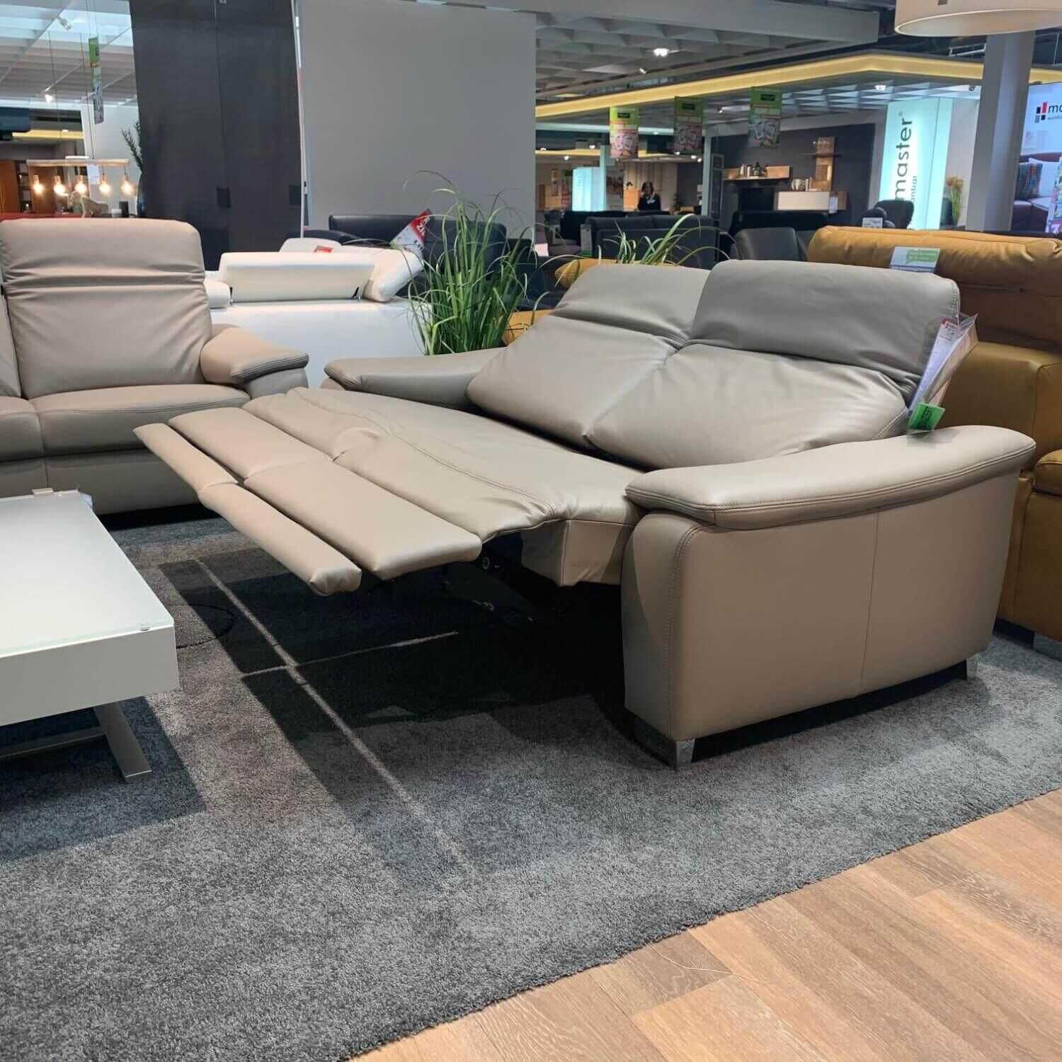 himolla - Garnitur Cliff L MM Leder Longlife BelVita Stone 160 2 Sofas - 6