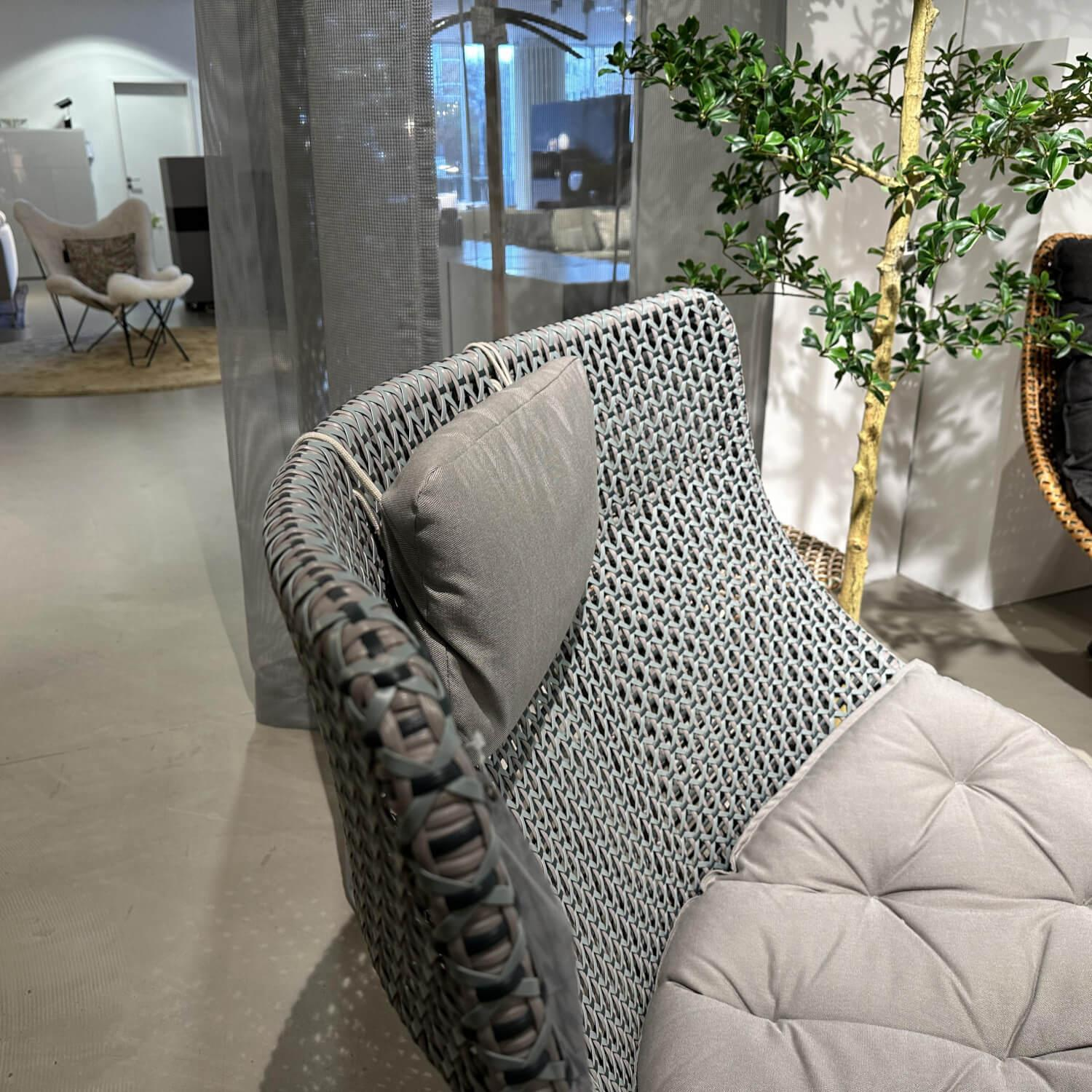 DEDON - Outdoor Hochlehnsessel Mbrace Alu Dedon Geflecht Baltic Gestell Aluminium Nori Mit Sitz- und Nackenkissen Cat. A NaturaKissen - 5