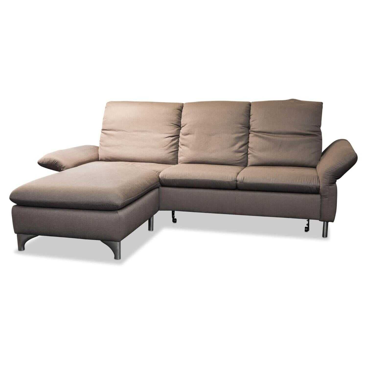 543260277238bdc7f6f4e7d3ff546b31 W. Schillig - Ecksofa Select Sun Plus 15291 Stoff Braun - 1