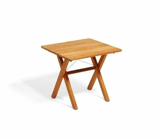 Weishäupl - Tisch Cross Teak Massiv Verleimt Klappbar Mit Edelstahl-Seilverspannung - 1