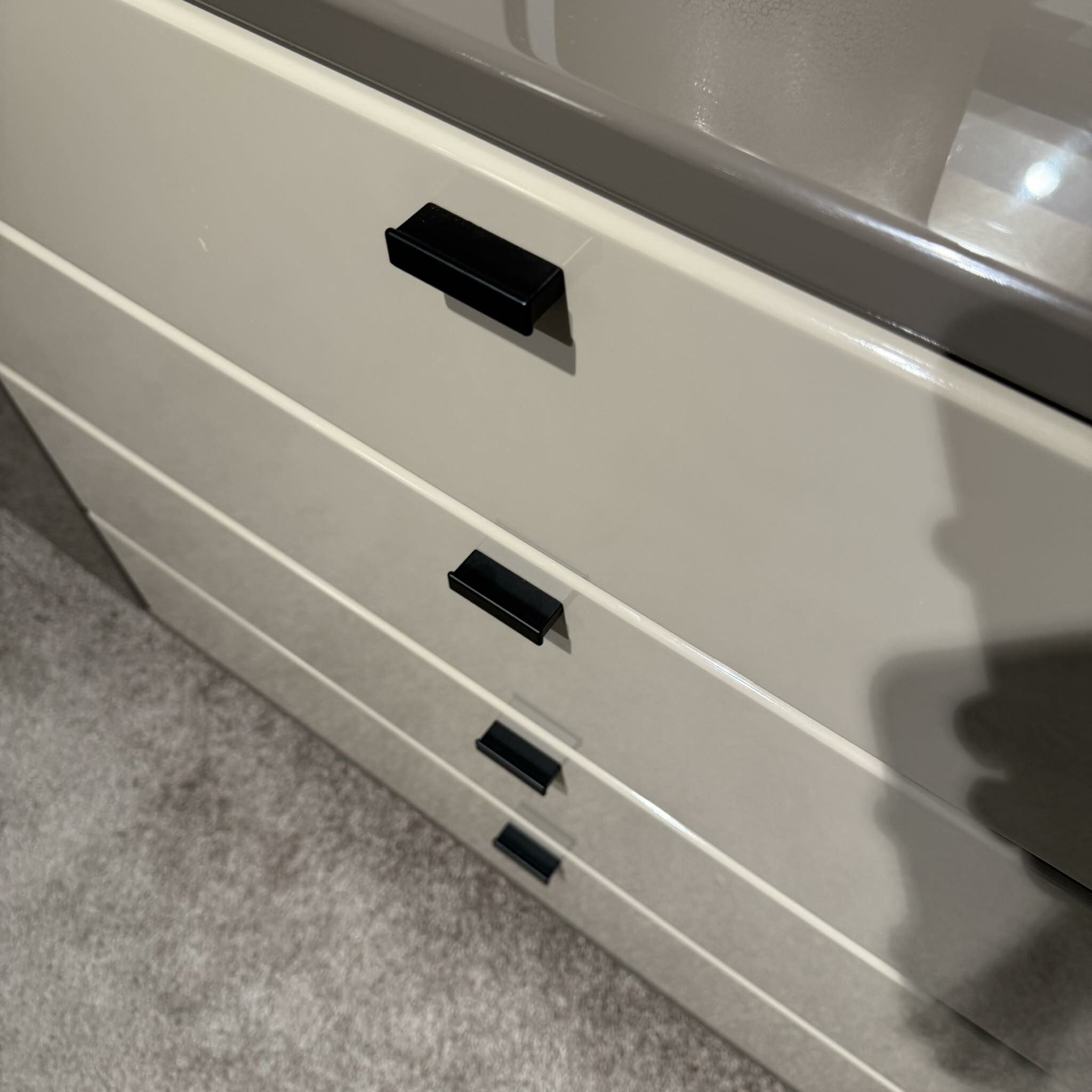 Musterring - Sideboard Kira System Terra Hochglanz Beige Braun - 5